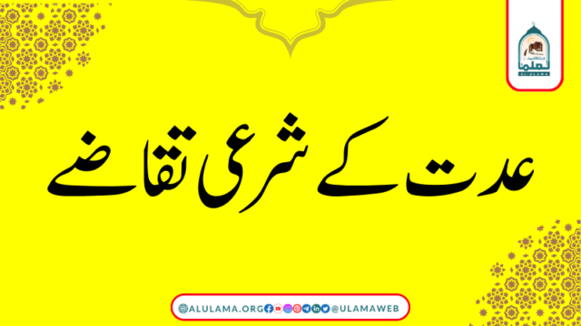 عدت کے شرعی تقاضے