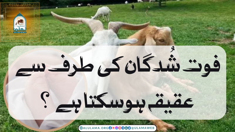 کیا ساتویں دن کے بعد عقیقہ ہوسکتا ہے ؟ فوت شُدگان کی طرف سے عقیقہ ہوسکتا ہے ؟