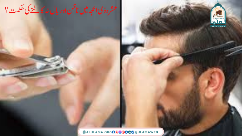 عشرہ ذی الحجہ میں ناخن اور بال نہ کاٹنے کی حکمت ؟