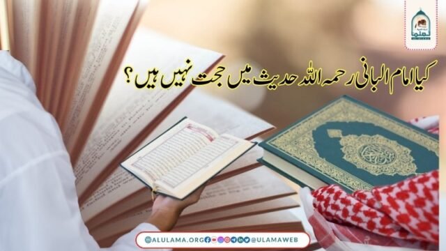 کیا امام البانی رحمہ اللہ حدیث میں حجت نہیں ہیں؟