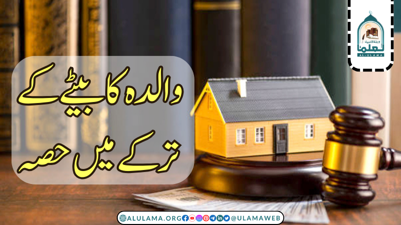 والدہ کا بیٹے کے ترکے میں حصہ