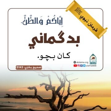 بد گماني منع آھي