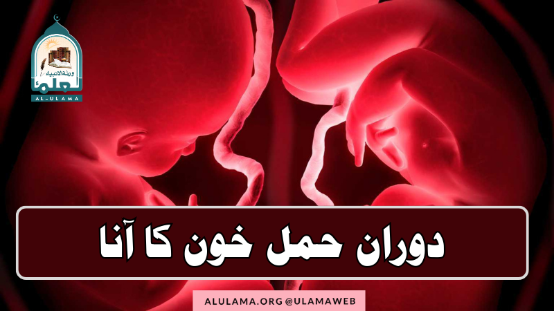 دوران حمل خون کا آنا