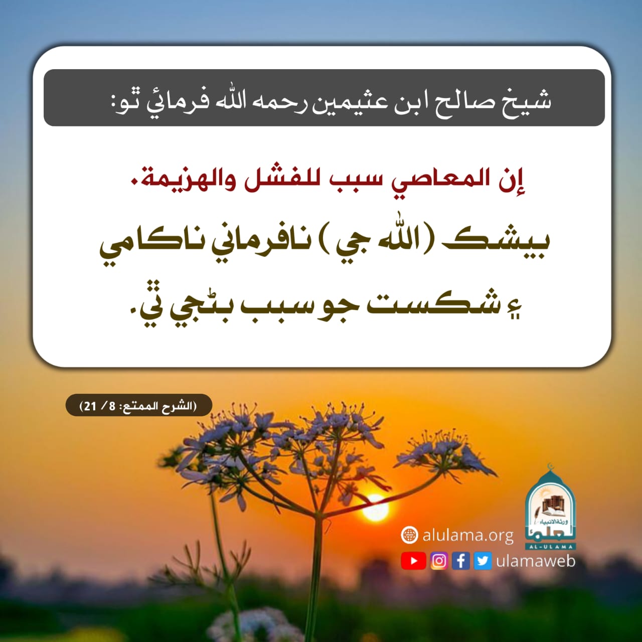 نا فرماني جو انجام