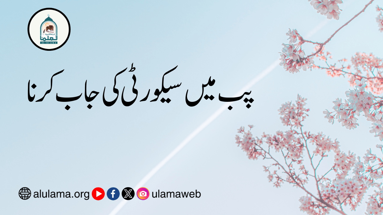 پب میں سیکورٹی کی جاب کرنا