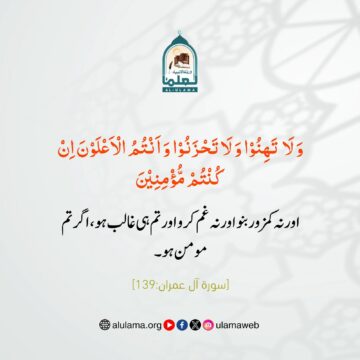 تم ہی غالب ہو، اگر تم مومن ہو