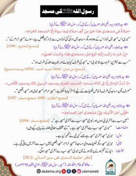 رسول اللہ صلی اللہ علیہ وسلم کی مسجد