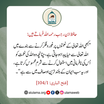 نعمتوں پر غور