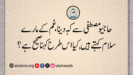 حاجیو مصطفی سے کہہ دینا، غم کے مارے سلام کہتے ہیں, کیا اس طرح کہنا صحیح ہے؟