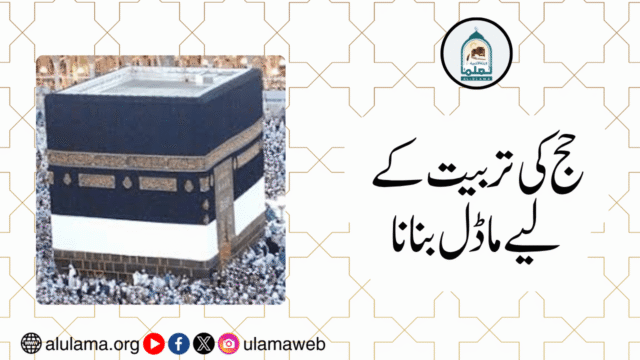 حج کی تربیت کے لیے ماڈل بنانا
