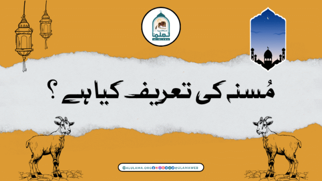 مُسنہ کی تعریف کیا ہے؟