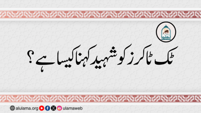 ٹک ٹاکرز کو شہید کہنا کیسا ہے؟