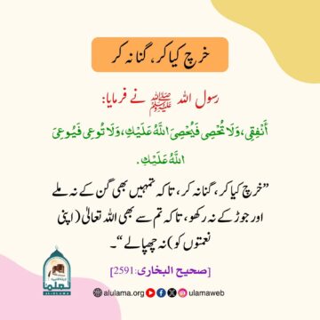 خرچ کیاکر، گنا نہ کر