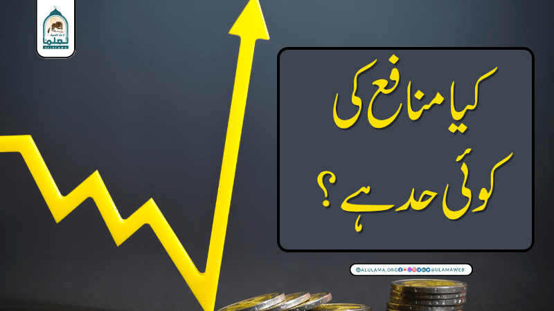 کیا منافع کی کوئی حد ہے؟