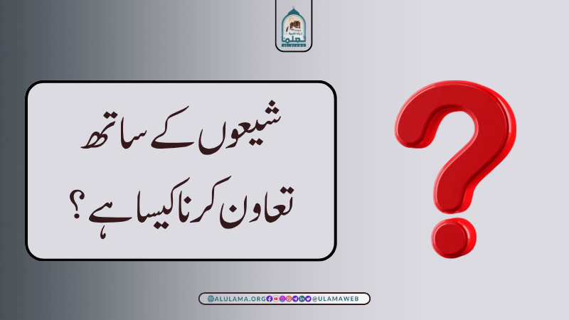 شیعوں کے ساتھ تعاون کرنا کیسا ہے؟