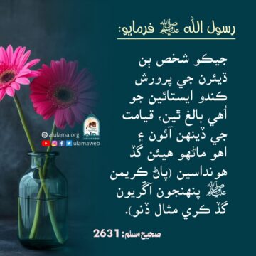ڌيئرن جي پرورش جو اجر