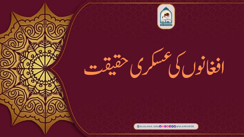 افغانوں کی عسکری حقیقت