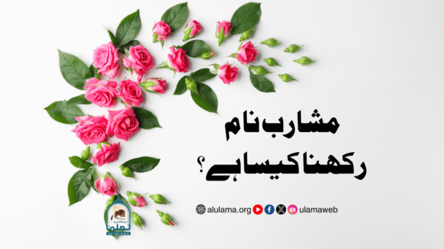 مشارب نام رکھنا کیسا ہے؟