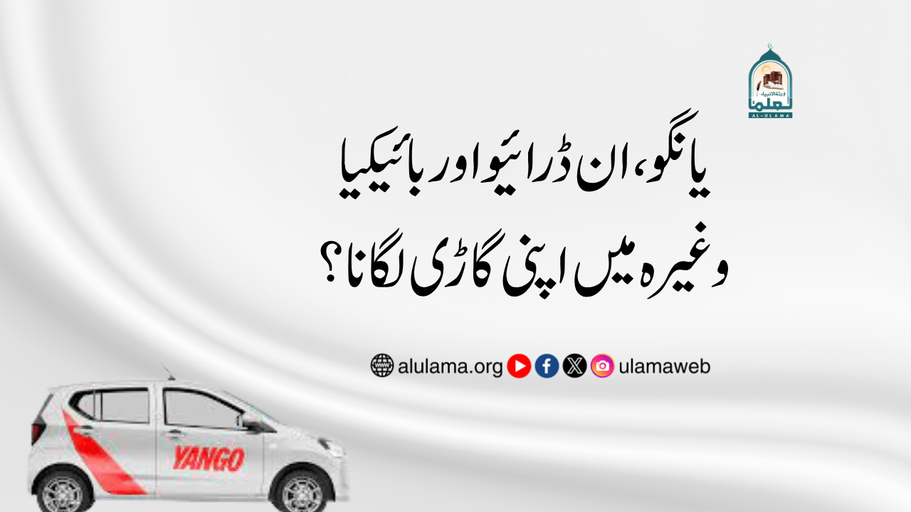 یانگو، ان ڈرائیو اور بائیکیا وغیرہ میں اپنی گاڑی لگانا؟
