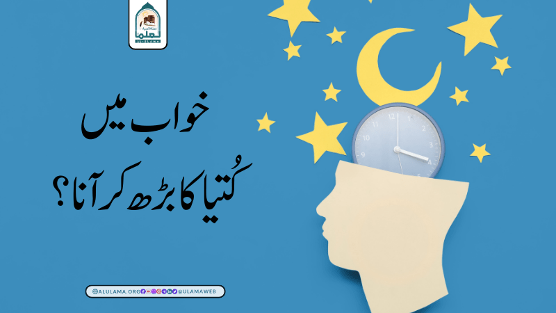 خواب میں کتیا کا بڑھ کر آنا؟