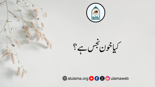 کیا خون نجس ہے؟