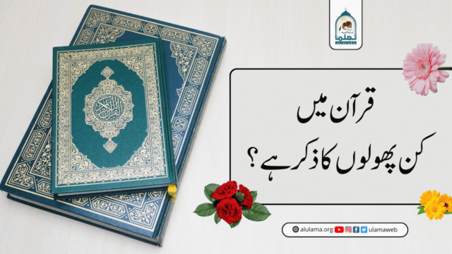 قرآن میں کن پھولوں کا ذکر ہے؟