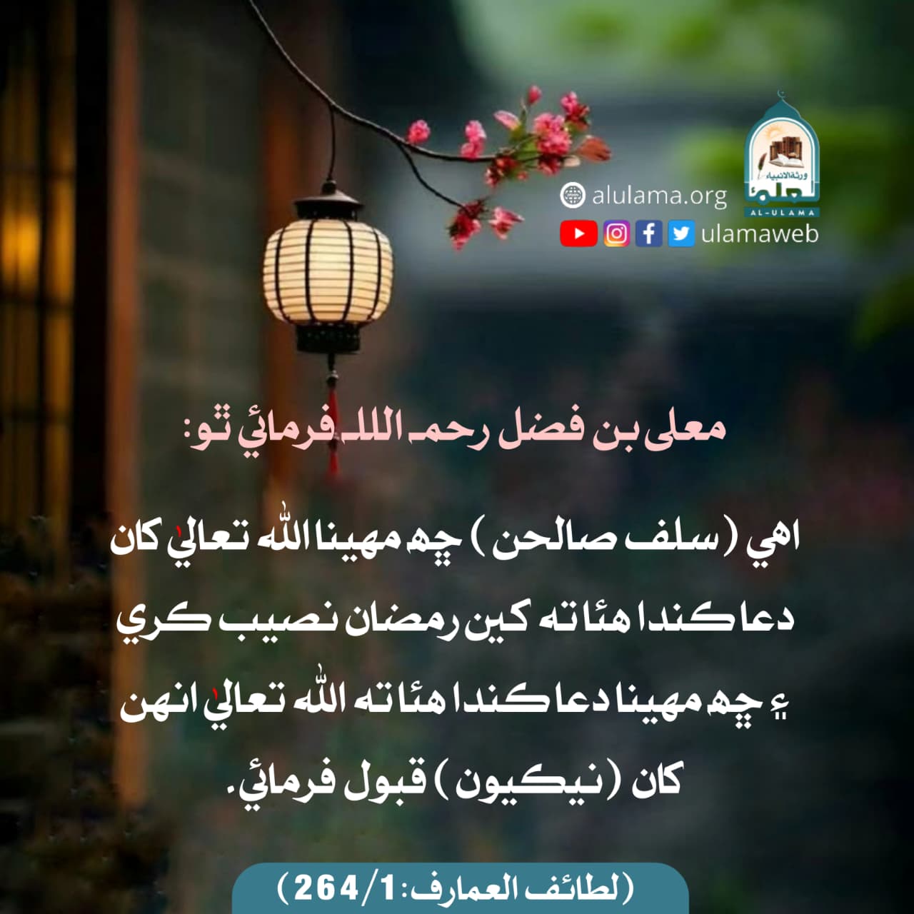 سلف جي رمضان سان محبت