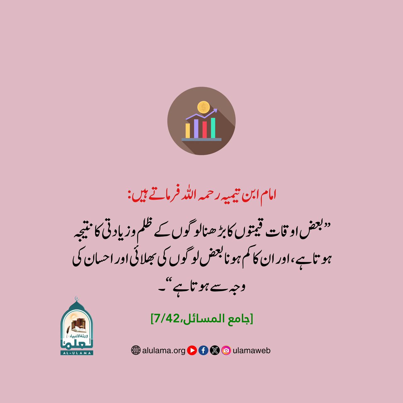 قیمتوں میں کمی بیشی: ظلم و احسان کے اثرات