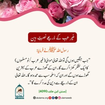 غیر عرب کے ذریعے نصرتِ دین