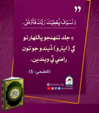 اللہ توکي راضي ڪري ڇڏيندو
