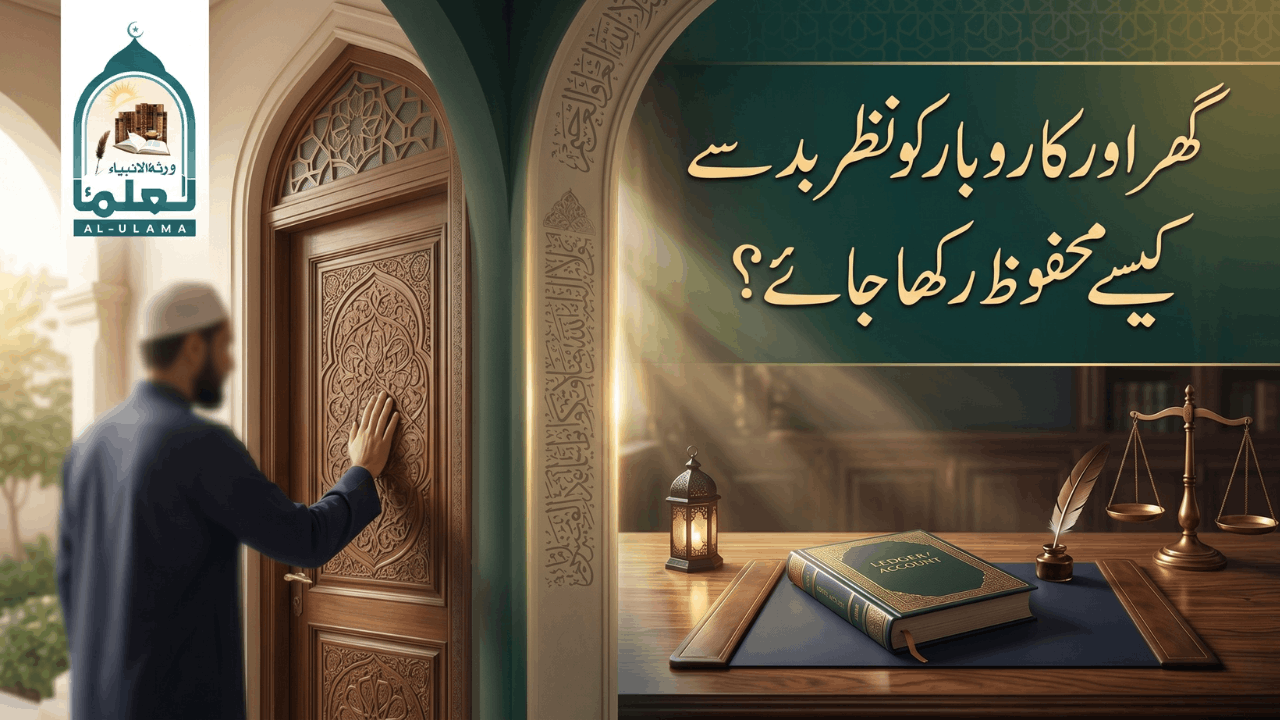 گھر اور کاروبار کو نظربد سے کیسے محفوظ رکھا جائے؟