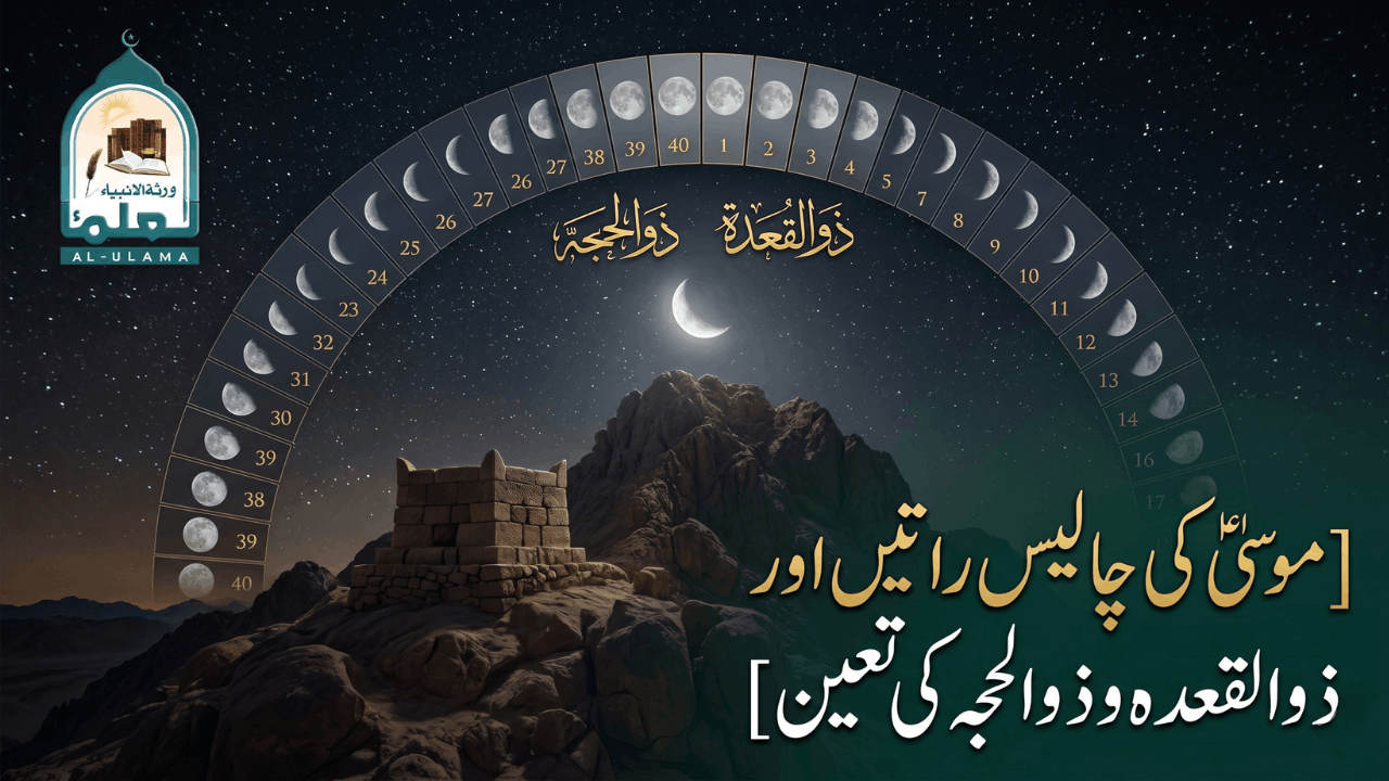 موسیٰؑ کی چالیس راتیں اور ذوالقعدہ و ذوالحجہ کی تعیین