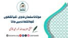 مولانا سلمان ندوی : کیا لکھوں کچھ لکھا نہیں جاتا