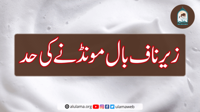 زیر ناف بال مونڈنے کی حد