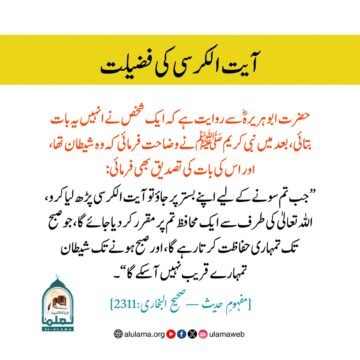 آیت الکرسی کی فضیلت