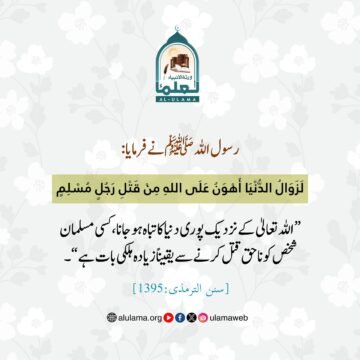 ناحق قتل کا وبال